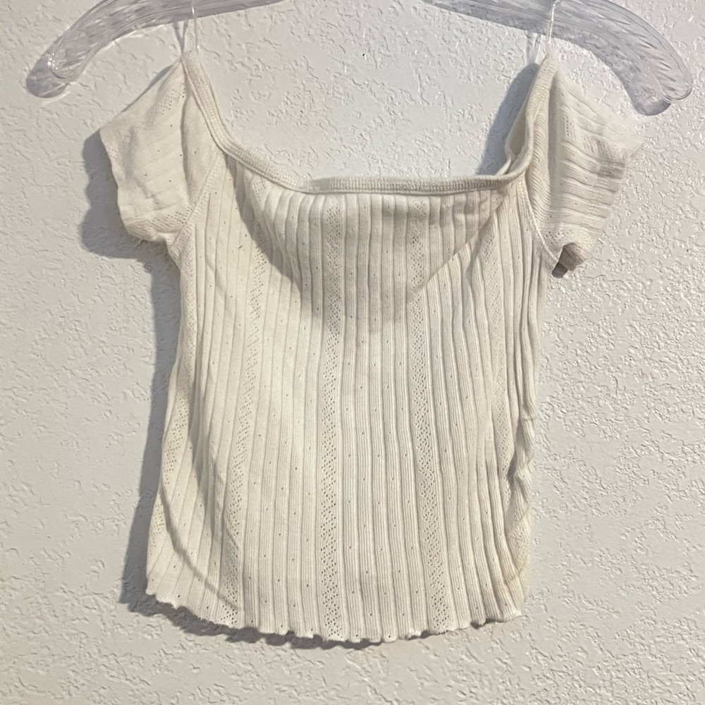Aeropostale crop top off the shoulders